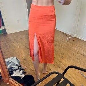 Free people midi skirt